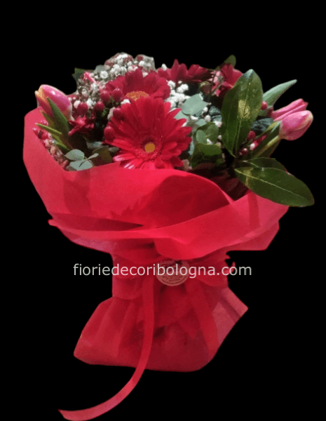 bouquet sui toni del rosso