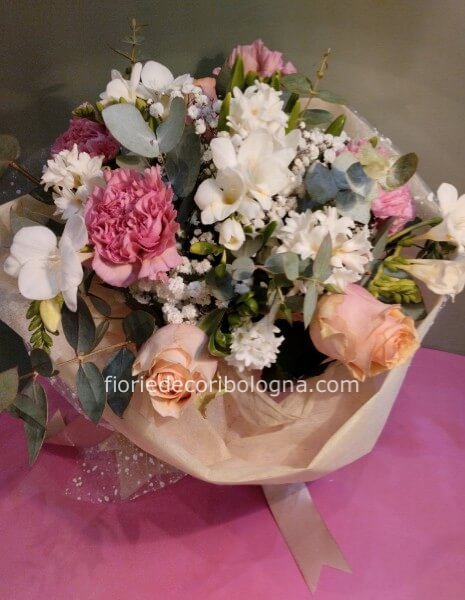 Bouquet toni pastello